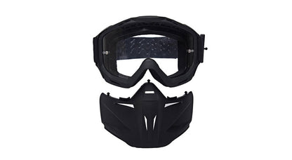 Genuine Royal Enfield Remx Goggles With Detachable Mask Black