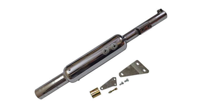 Royal Enfield Classic 350cc 500cc Short Exhaust Silencer with Glasswool