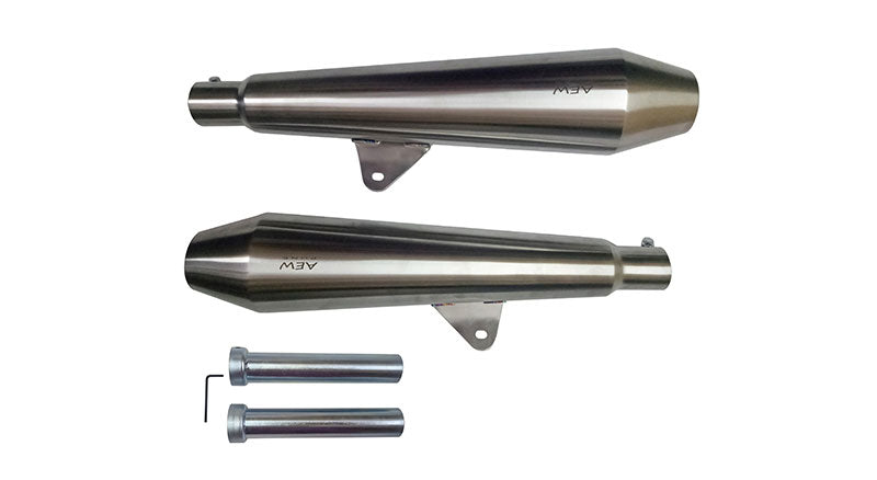 Royal Enfield Interceptor 650cc S S Exhaust Muffler Silencer With DB Killer