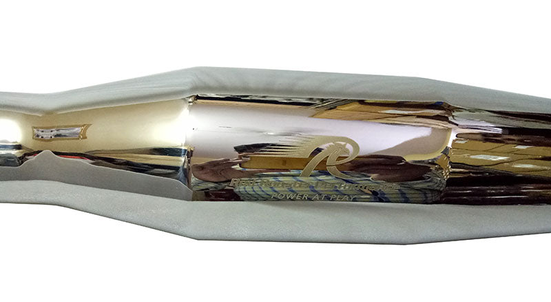 Royal Enfield Classic 500cc Red Rooster SS Exhaust Silencer Polished