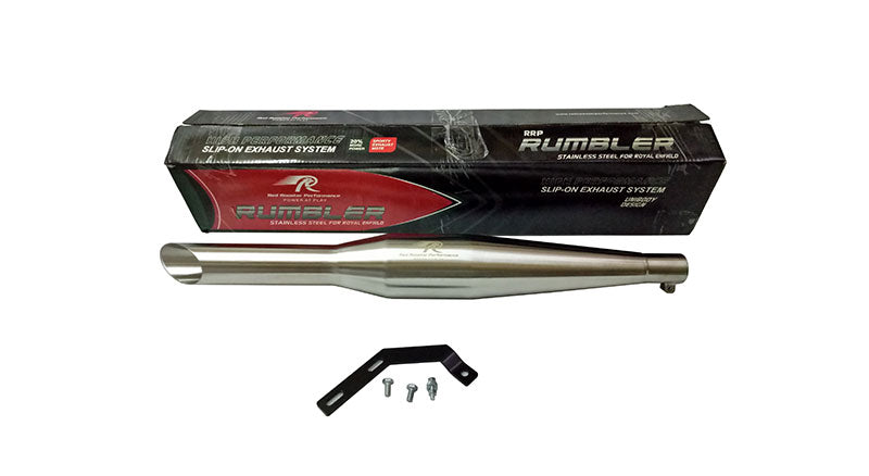 Royal Enfield Classic 500cc Red Rooster SS Exhaust Silencer Matt Finish