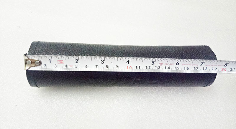 Royal Enfield Interceptor 650 Handlebar Brace Pad Black Leather