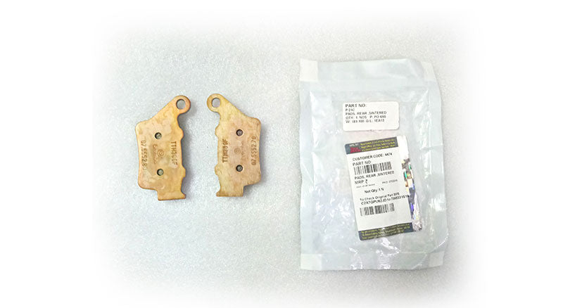 Genuine Royal Enfield Interceptor 650 Rear Disc Pad, Sintered