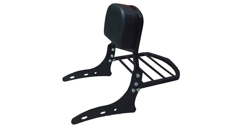 Royal Enfield Bullet Classic 350cc 500cc Harley Style Backrest Black