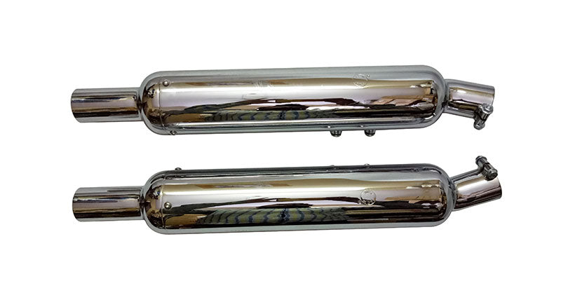 Royal Enfield Interceptor 650cc AEW Exhaust Silencer Pair