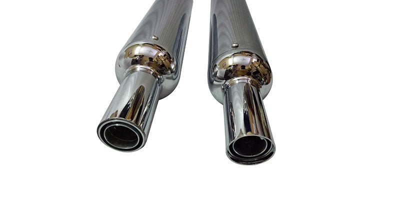 Royal Enfield Interceptor 650cc AEW Exhaust Silencer Pair