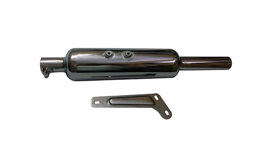 Royal Enfield Chrome 350cc Bullet Mini Punjab Exhaust Silencer
