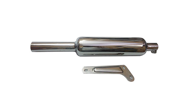 Royal Enfield Chrome 350cc Bullet Mini Punjab Exhaust Silencer