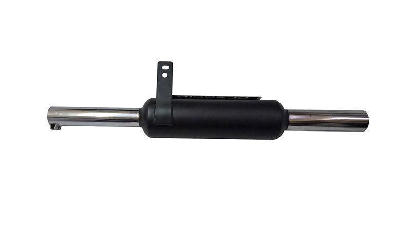 Royal Enfield Classic 350cc 500cc Black & Chrome Exhaust Silencer