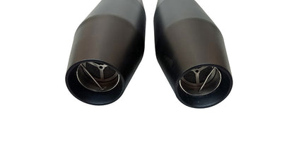 Royal Enfield GT Continental 650 Red Rooster Exhaust Silencer Black