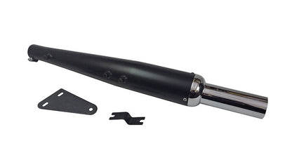 Royal Enfield Classic 350cc 500cc Goldstar Wild Boar Black Exhaust Silencer
