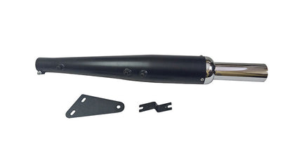 Royal Enfield Classic 350cc 500cc Goldstar Wild Boar Black Exhaust Silencer