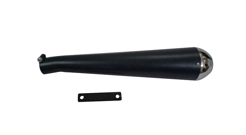 AEW Megaphone Black Exhaust Silencer For Royal Enfield Classic