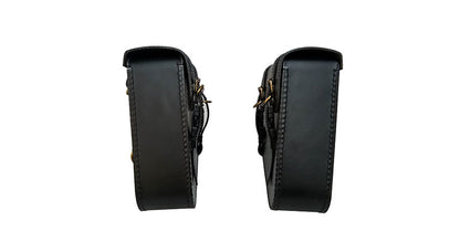 Royal Enfield Interceptor 650 Pannier Bags Pair With Mounting Rails Black