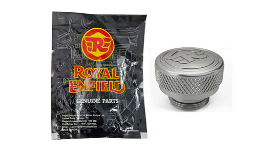 Royal Enfield GT Continental 650 Machined Oil Filler Cap Silver