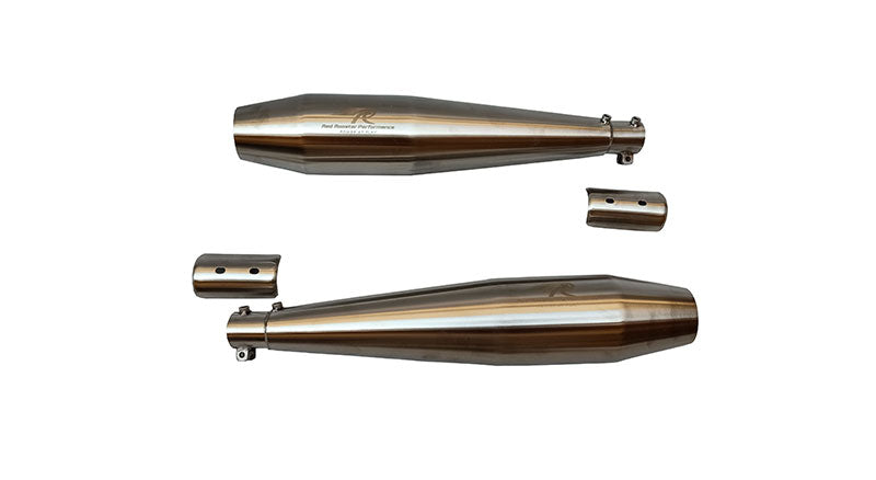 Royal Enfield Interceptor 650 Red Rooster Exhaust Silencer SS