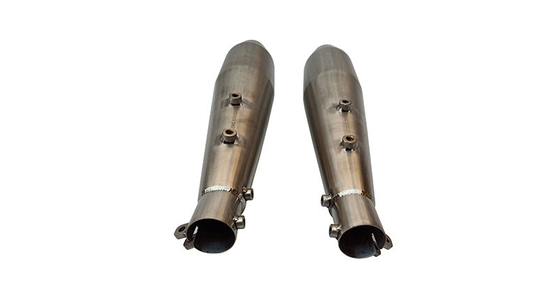 Royal Enfield Interceptor 650 Red Rooster Exhaust Silencer SS