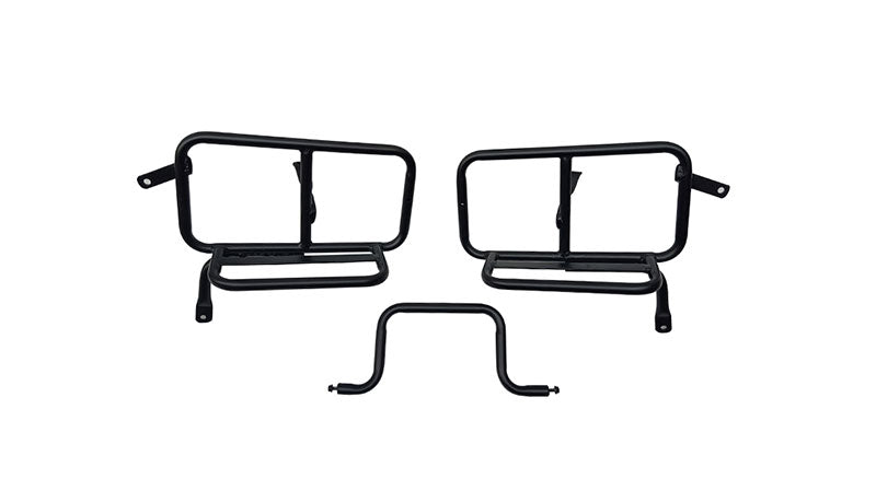 Royal Enfield GT Continental 650 Pannier Rails & Bags Brown Tan Pair