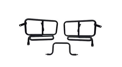 Royal Enfield GT Continental 650 Pannier Rails & Bags Brown Tan Pair