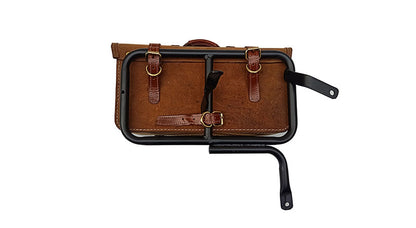 Royal Enfield GT Continental 650 Pannier Rails & Bags Brown Tan Pair