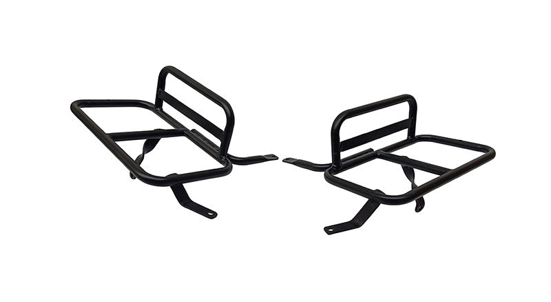 Royal Enfield Interceptor 650 Pannier Rails & Bags Black Pair