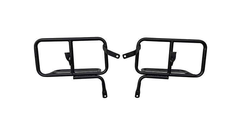 Royal Enfield GT Continental 650 Pannier Rails & Bags Brown Tan Pair