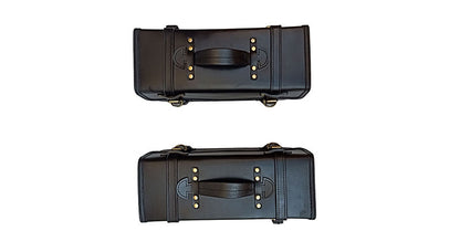 Royal Enfield Interceptor 650 Pannier Rails & Bags Black Pair