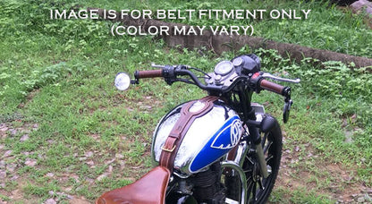 Royal Enfield Classic 350cc 500cc Fuel Gas Petrol Tank Leather Belt Black Color