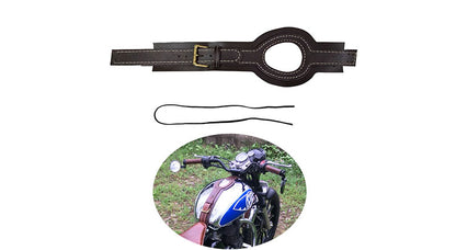 Royal Enfield Classic 350cc 500cc Fuel Gas Petrol Tank Leather Belt Brown Color