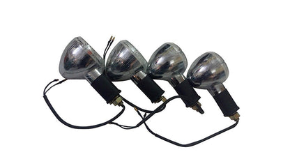 Royal Enfield Classic 350cc 500cc Front & Rear Indicator Assembly Chrome