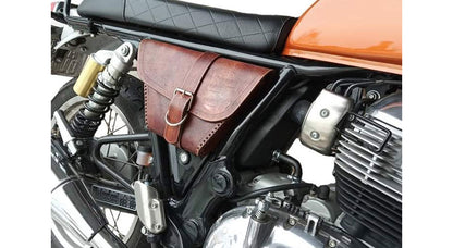 Royal Enfield GT Continental and Interceptor 650 Side Panel Bag Genuine Leather