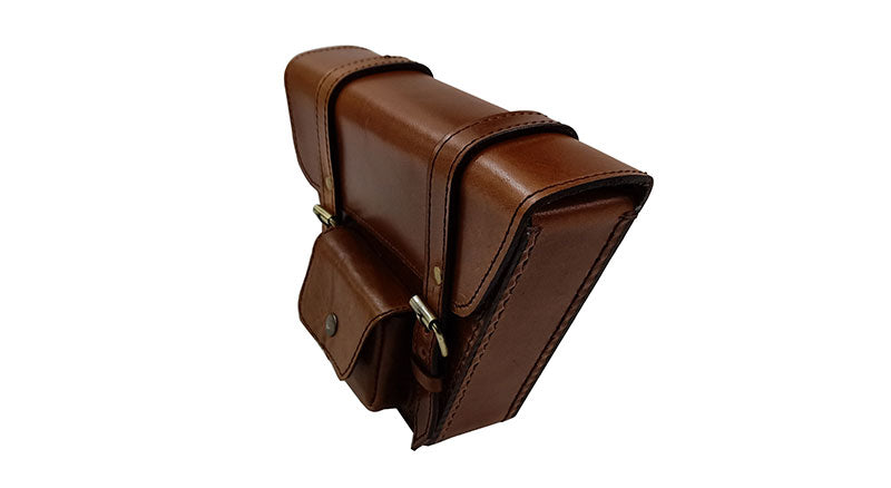 Royal Enfield GT and Interceptor 650 Side Panel Bag With Pocket Genuine Leather