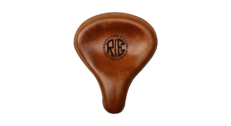 Royal Enfield Classic 500cc 350cc Front and Rear Leather Seat With Belt Grip Lever