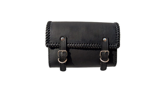 Royal Enfield Tool Roll Bag Black Color Genuine Leather