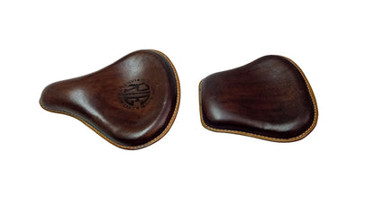 Royal Enfield New Classic Reborn 350cc Front and Rear Leather Seat Antique Brown