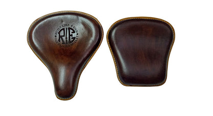 Royal Enfield New Classic Reborn 350cc Front and Rear Leather Seat Antique Brown