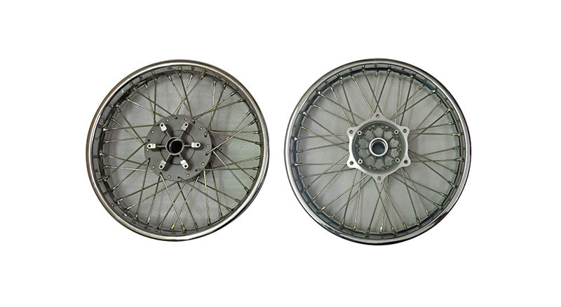 Royal Enfield Classic Disc Brake Models 19" Front & 18" Rear Wheel Rims