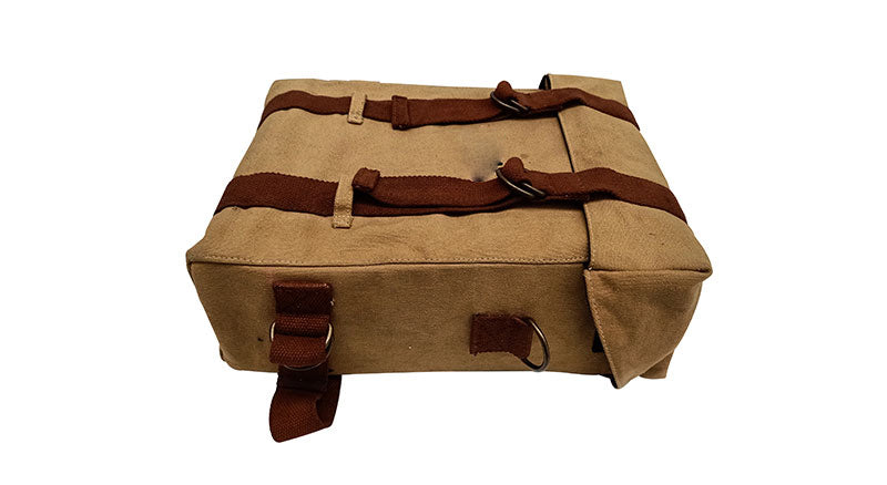 Royal Enfield Classic 350cc 500cc Sand Color Military Pannier With Fitting Frame