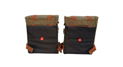 Royal Enfield Classic 350cc 500cc Olive Color Military Pannier and Fitting Frame