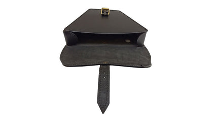 Royal Enfield GT Continental and Interceptor 650 Side Panel Bag Genuine Leather Black