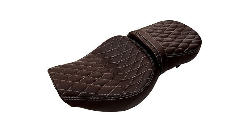 Royal Enfield Classic 350cc 500cc Customized Dual Seat Brown Color