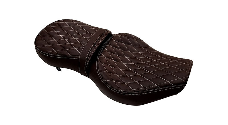 Royal Enfield Classic 350cc 500cc Customized Dual Seat Brown Color