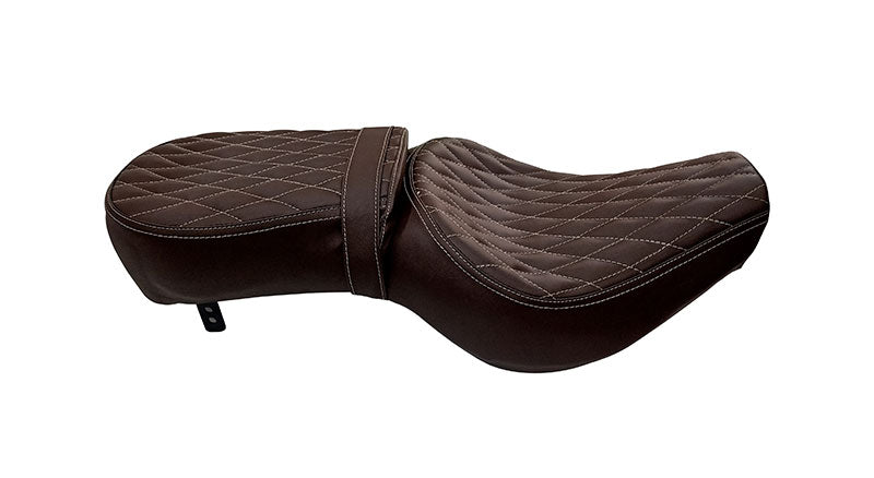 Royal Enfield Classic 350cc 500cc Customized Dual Seat Brown Color