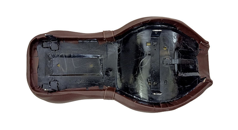 Royal Enfield Classic 350cc 500cc Customized Dual Seat Brown Color