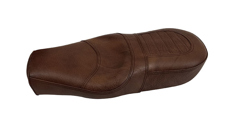 Royal Enfield GT Continental and Interceptor 650 Genuine Leather Dual Seat Brown
