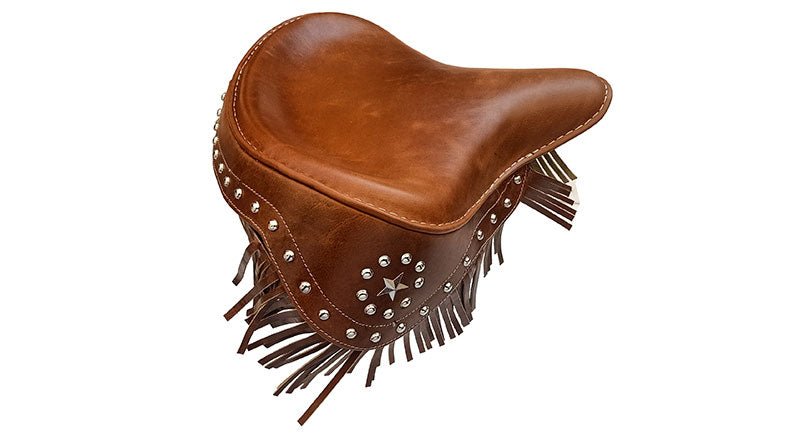 Indian Chief Scout Drifter 800 1500 Gilroy Roadmaster Bobber Solo Seat Brown Tan