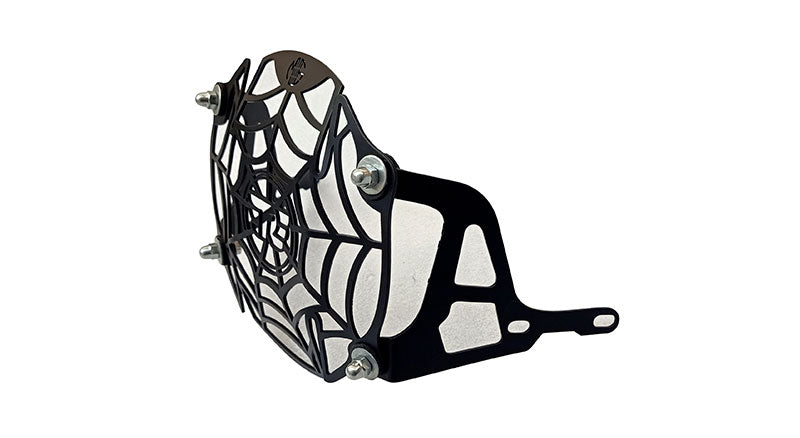 Royal Enfield Stainless Steel Web Design Headlight Grill Black For Himalayan 411cc