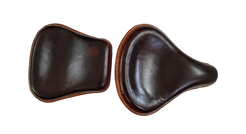 Royal Enfield Classic 350 500 Genuine Leather Front and Rear Seat Antique Brown