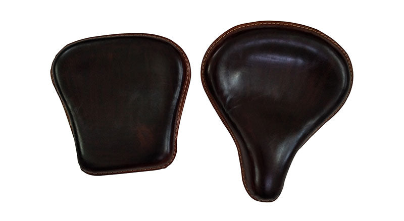 Royal Enfield Classic 350 500 Genuine Leather Front and Rear Seat Antique Brown
