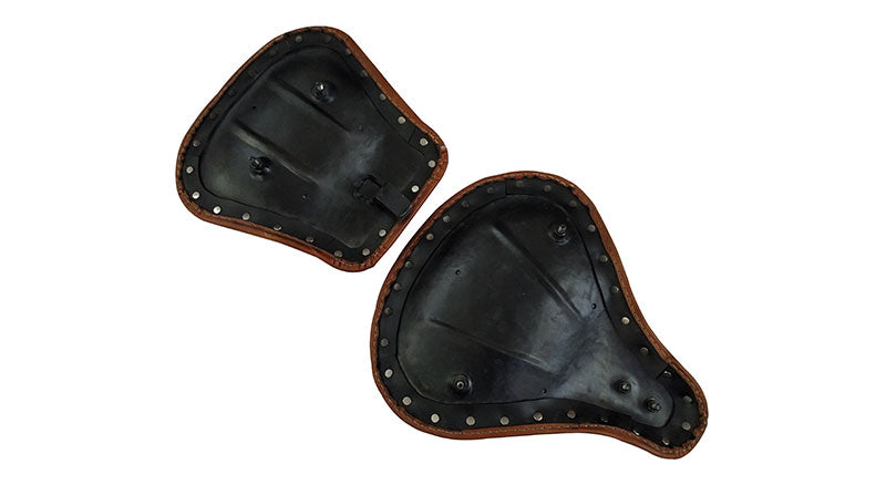 Royal Enfield Classic 350 500 Genuine Leather Front and Rear Seat Antique Brown